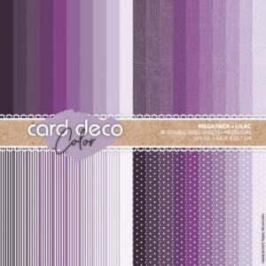 A4 karton 4 designs 40ark 2sidet Lilla
