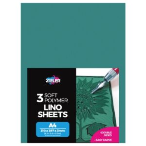 ZIELER Linoliums ark A4, 3 stk.