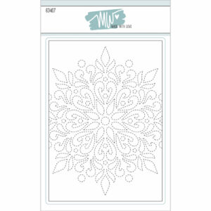 63407 Dies Made With Love Mandala background