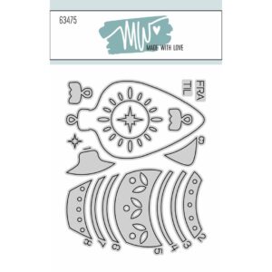 63475 Dies Made With Love Christmas card ornaments