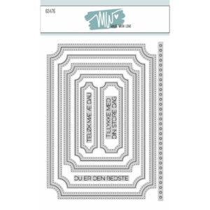 63476 Dies Made With Love Labels 3