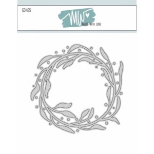 63495 Dies Made With Love Wreat with oplats