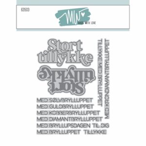 63503 Dies Made With Love Stort tillykke