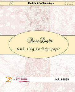 69869 A4 ark 120g design papir 6ark