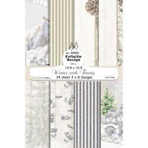69988 Card A6 14,8x10,5cm 200g 24stk 3x8 design