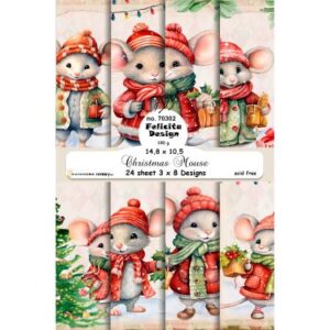 70302 Card A6 14,8x10,5cm 200g 24stk 3x8 design