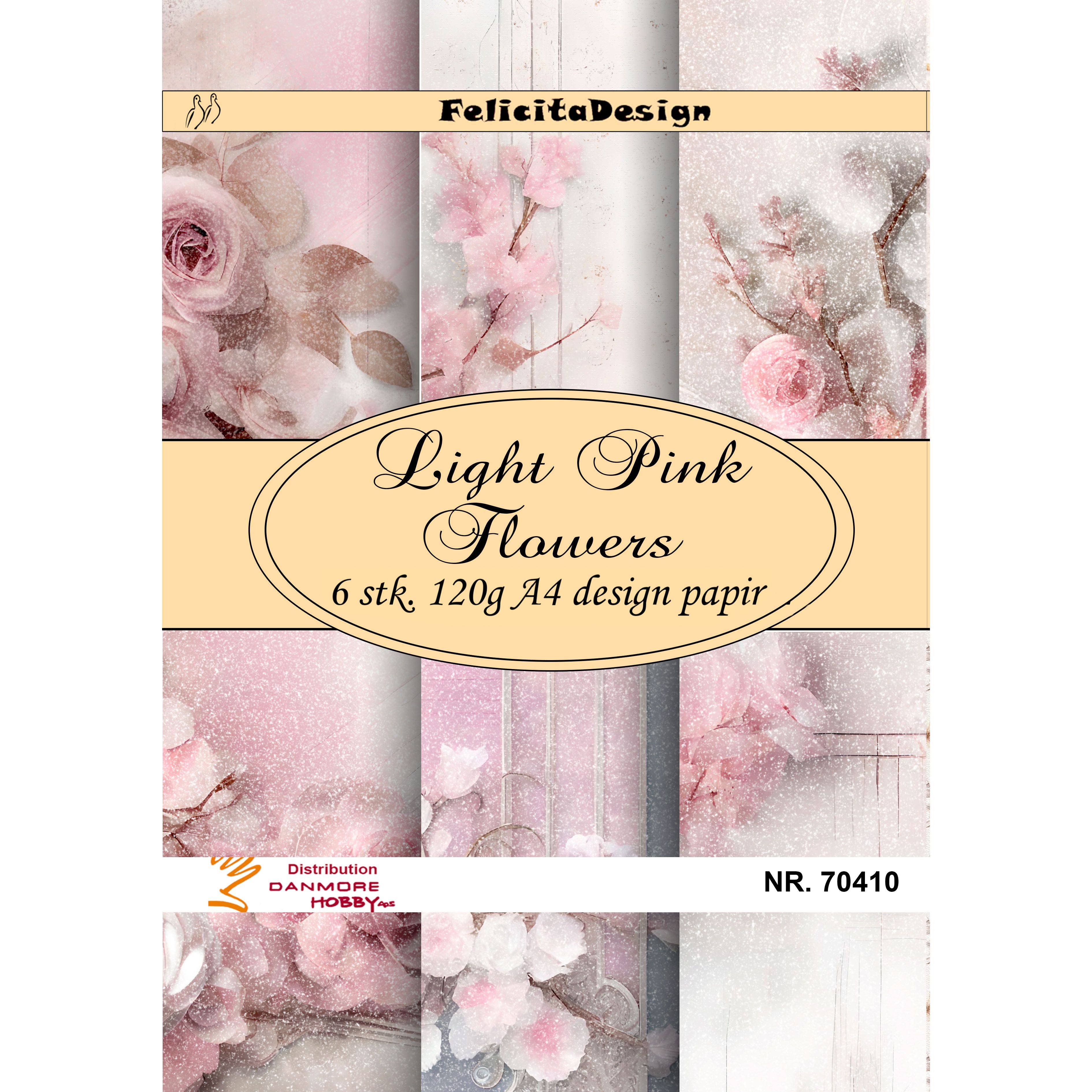 70410 A4 ark 120g design papir 6ark
