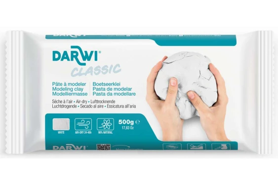 Cernit Darwi modellermasse 500g hvid