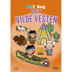 CREAZOO Male & byggebog A4 Vikinger (Kopier)