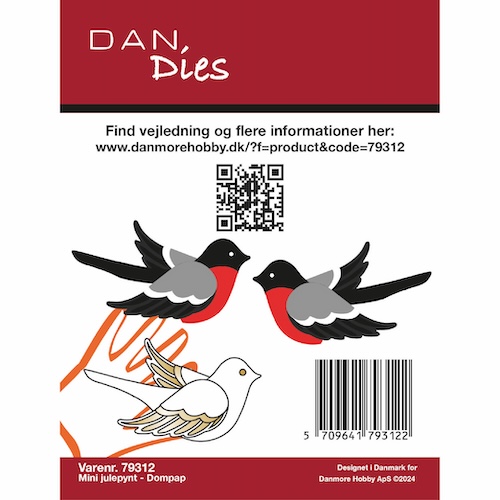 79312 Dies Dan Mini julepynt - Dompap - Billede 2