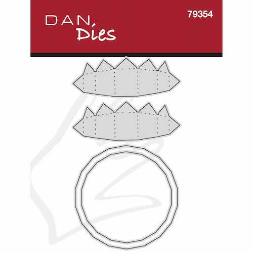 79354 Dies Dan Flad Julekugle - Stor