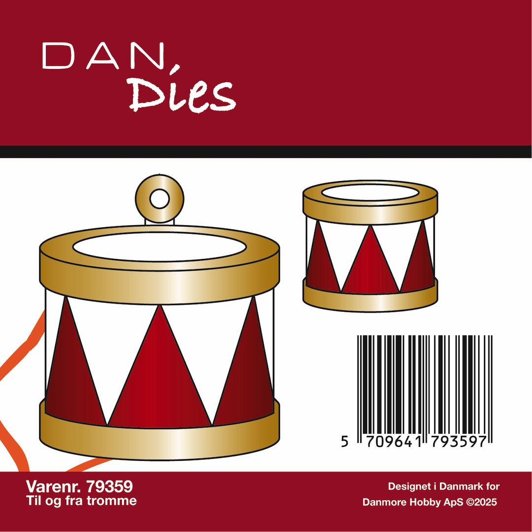 79359 Dies Dan Til og fra tromme - Billede 2