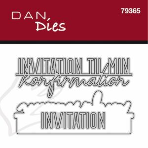 79365 Dies Dan Invitation til min konfirmation - Blandet tekst