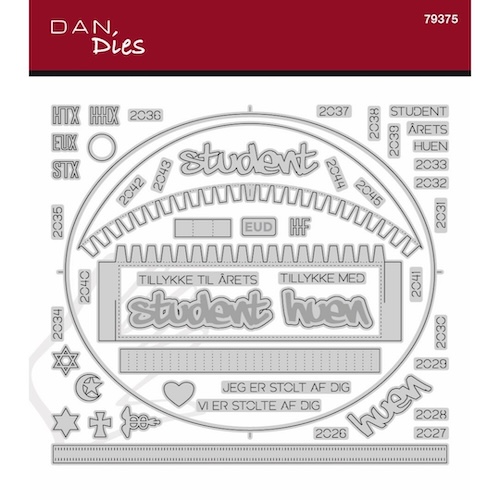 79375 Dies Dan Rund æske tilbehør - Hue & oval æske