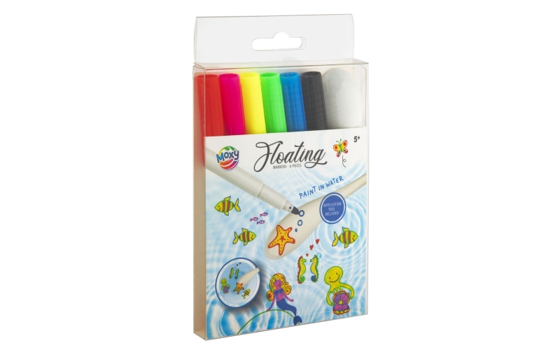 6 floating markers, ialt 7 dele