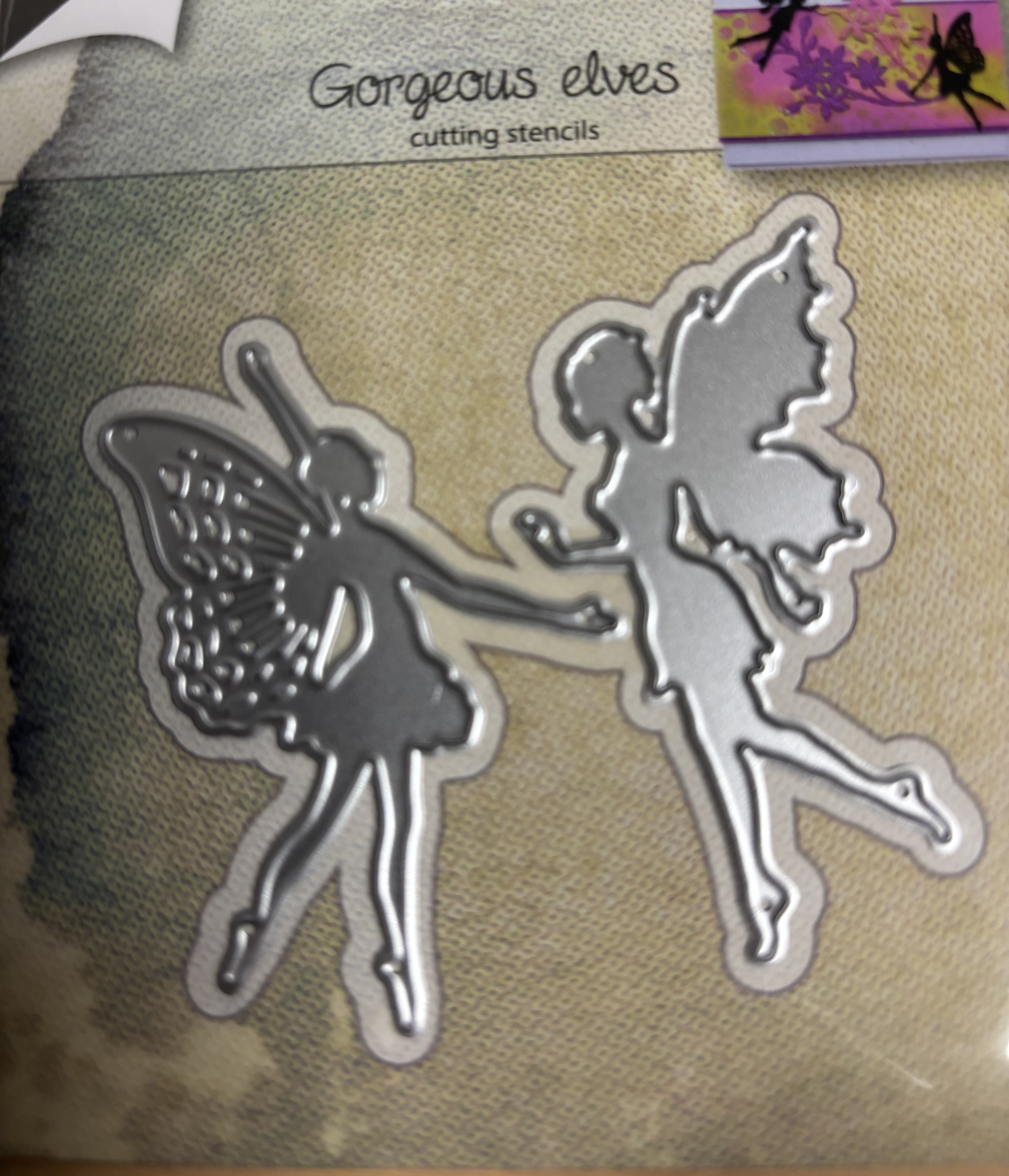 6002/1343 Joy Crafts stencils/dies, Gorgeous elves
