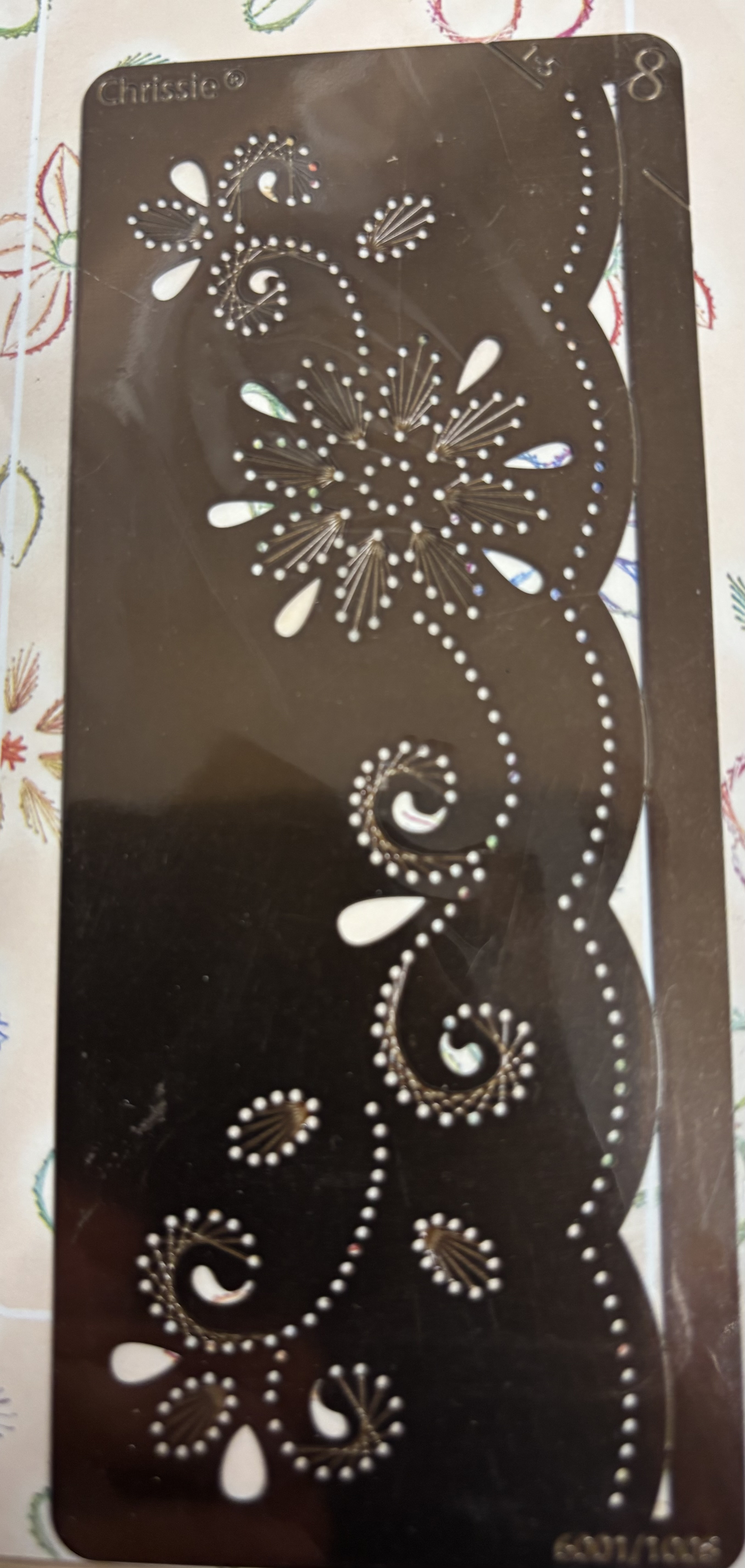 6001/1008 Joy Crafts stencils by Chrissie
