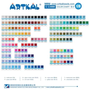 C01 Artkal Mini perler - White